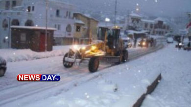 عاصفة ثلجية في تونس