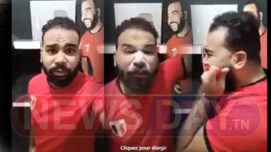 انهيار مشجع مصري