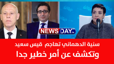 سنية الدهماني تهاجم بقوة قيس سعيد و تكشف عن أمور خطيرة سنية الدهماني تهاجم الرئيس