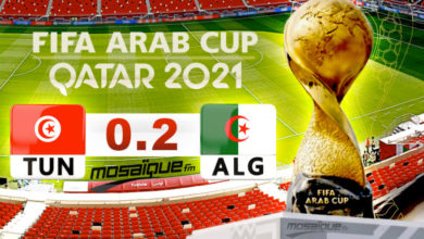 الجزائر تفوز على تونس وتتوج بكأس العرب تونس و الجزائر