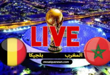 مباراة المغرب وبلجيكا بث مباشر في كأس العالم 2022