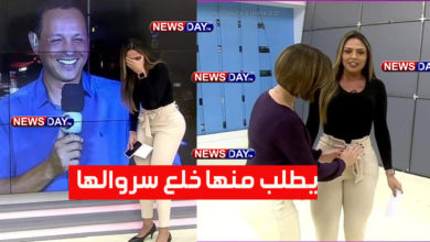 صحفية في المباشر