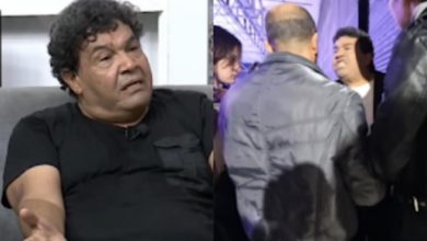 بالفيديو / يحدث في تلفزة تونسية… هروب الفنان فرحات الجويني علي مباشر من برنامج علاء الشابي و هذا ما حدث..! علاء الشابي