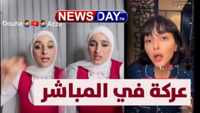 عركة في المباشر بين ضحى العريبي و عزة سليماني ضحى-العريبي