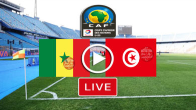 مباراة تونس و السنيغال أواسط