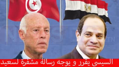 عاجل: السيسي يعلن عن هذا القرار و يوجه رسالة مشفرة لقيس سعيد السيسي و قيس سعيد