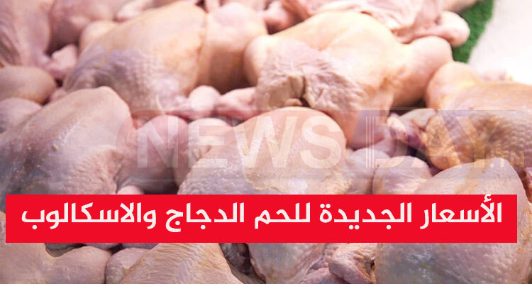الأسعار الجديدة للحم الدجاج والاسكالوب