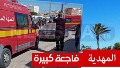 بالفيديو: فاجعة تهز مدينة المهدية فجر اليوم أخبار المهدية