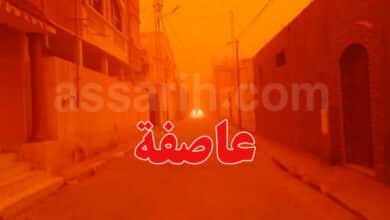 عاصفة رملية