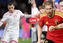 مباارة تونس و بلجيكا